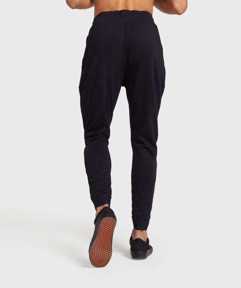 Men's Gymshark Critical Zip Jogger Black | NZ 0KUXZH